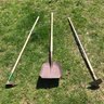 Collection Of Gardening Tools - Shovel,  Hoes Even A Pool Tool