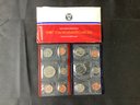 4 US Mint Uncirculated Coin Sets P & D Consecutive Dated 1984, 1985, 1986, 1987
