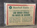 1975 Topps '74 Highlights Lou Brock