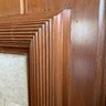 A 3/4' Wood Panel  Wall Including Fireplace Surround - LR
