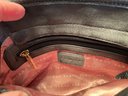 Samoe Woven Black Leather Handbag