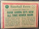 1975 Topps '74 Highlights Hank Aaron