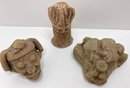 23 Pre-Columbian Hand Carved Stone Heads & Other Artifacts