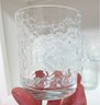 Large Group Of Textured Whiskey Or Water Glasses