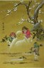 Vintage Japanese Watercolor Painting