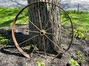 34' Antique Wagon Wheel - 1 Of 3