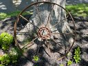 32' Antique Wagon Wheel 2 Of 3