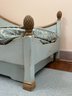 A Custom French Provincial Painted Wood Day Bed With Trundle