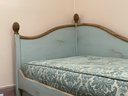 A Custom French Provincial Painted Wood Day Bed With Trundle
