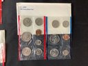 3 US Mint Uncirculated Coin Sets Dated 1978, 1980, 1981 In US Government Envelopes