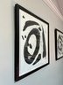 Pair Of B&W Framed Prints - Exclusively For Lillian August