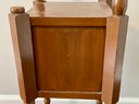 Solid Wood Antique/VIntage Humidor Table - This Table Does Not Smell Of Cigars Or Tobacco.