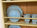 Glazed Ceramic Juliska Style Plates, Platters, And More Ceramics
