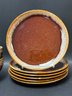 Classic Brown Ceramic Drip Ware Bowls & Plates