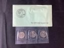 Combo Package-susan B Anthony Dollar Souvenir Set, P Sacagawea & Set Of 1943 Wartime Emergency Issue Pennies