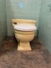An MCM 1 Piece Toilet By Case - Yellow