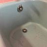 A Vintage 1950s Blue Crane Bathtub - Removed And Ready For Pickup!