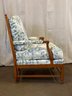 A Vintage Stickley Fauteuil Chair & Matching Ottoman