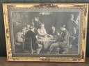 Antique Print William Powell Firth Framed