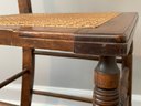 Matching Pair Of Antique Cane Seat Dining/side Chairs