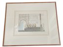 Signed 1988 Watercolor, This Is A LARGE Piece. Framed Behind Glass