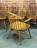 Set Of 4 Vintage Claud Bunyard For Nichols & Stone Modern Windsor Chairs