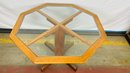Glass Top Octagon Table