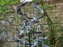 Water Fountain Art Sculpture 22 1/2' D X 52'H