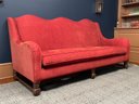 A Custom Serpentine Back Sofa On Pine Base By Lee Jofa