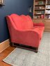 A Custom Serpentine Back Sofa On Pine Base By Lee Jofa