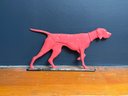 A Vintage Bloodhound Mailbox Topper