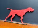 A Vintage Bloodhound Mailbox Topper