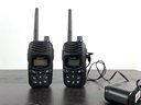 Pair - YAESU FT 257 UHF 70 Cm 5W FM Single Band Handheld Transceiver - Both Tested And Working