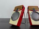 Pair - Poly Concept Handheld Transistor Radios - Tested And Working