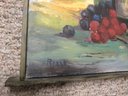 Signed Rizzo Still Life Oil Painting