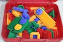 Vintage 1970s Case Of Playschool Bristle Bricks