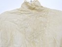 A Victorian Era Fully Sleeved Cotton Voile Button Up Blouse With Mother Of Pearl Buttons
