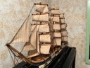 USS Constitution Model With Fabric Masts