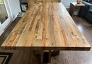 Large Reclaimed Wood Style Table