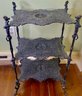 Antique Ornate Cast Iron Side Table