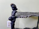 Antique Ornate Cast Iron Side Table