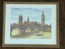 2001, Thomas Benacci Framed Print - London Houses Of Parliament, Made In England