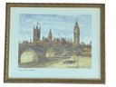 2001, Thomas Benacci Framed Print - London Houses Of Parliament, Made In England