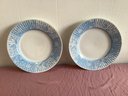 Blue And White Floral Dish Set