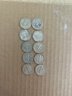 Beautiful Lot Of 10 Silver Roosevelt Dimes