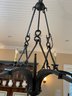 A Very Large Wrought Iron Chandelier