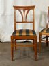 A Pair Of Vintage Biedermeier-Style Side Chairs