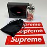 New In Box Supreme Pewter Flask In Pouch & Supreme Stickers