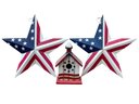 Stars & Stripes! Vintage United States Flag Kit (flag Not Included) & Bronze Eagle On Black Metal Base