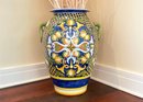 A MASSIVE Hand Painted Ceramic Vase